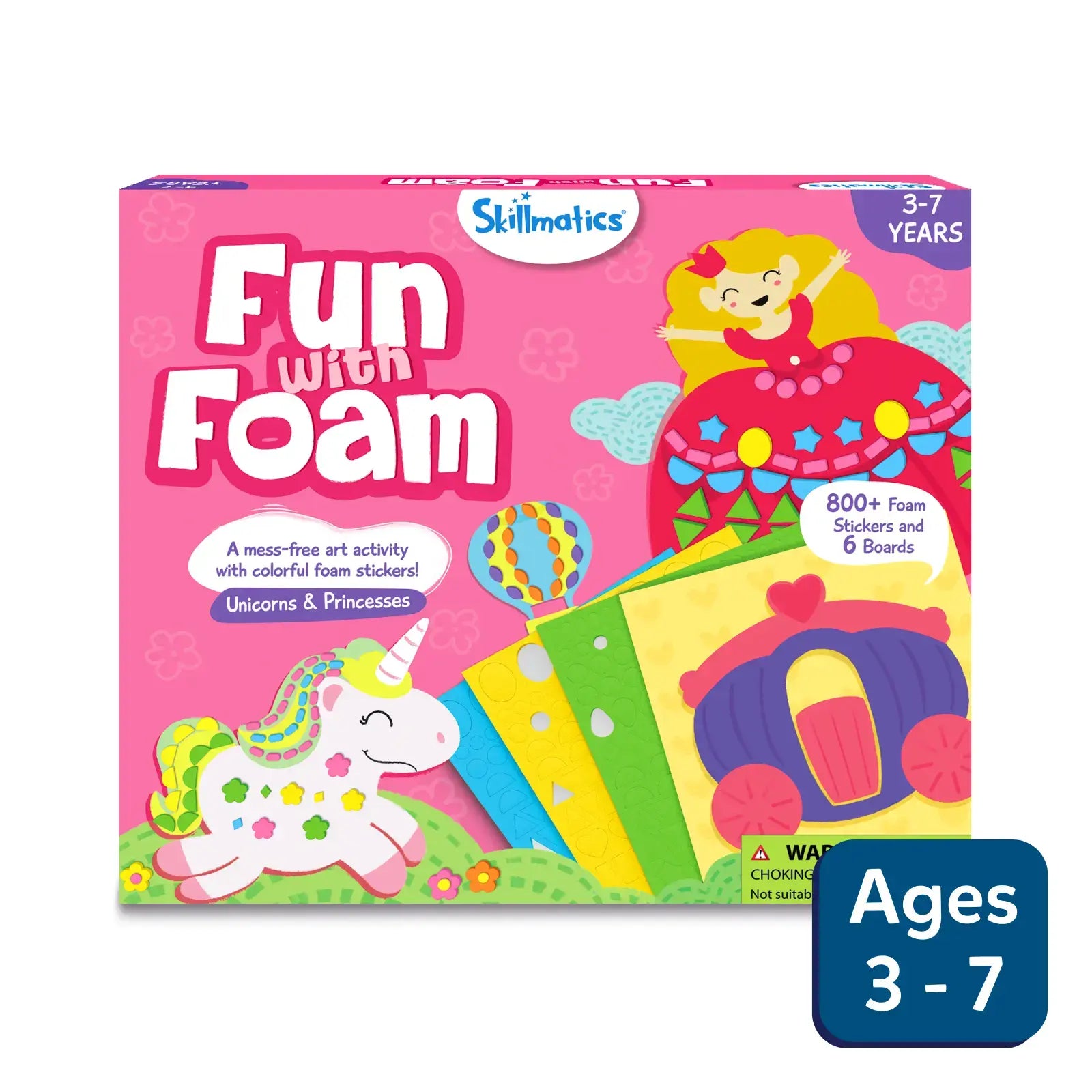 Foil Fun: Unicorns & Princesses  No Mess Art Kit (ages 4-9) – Skillmatics