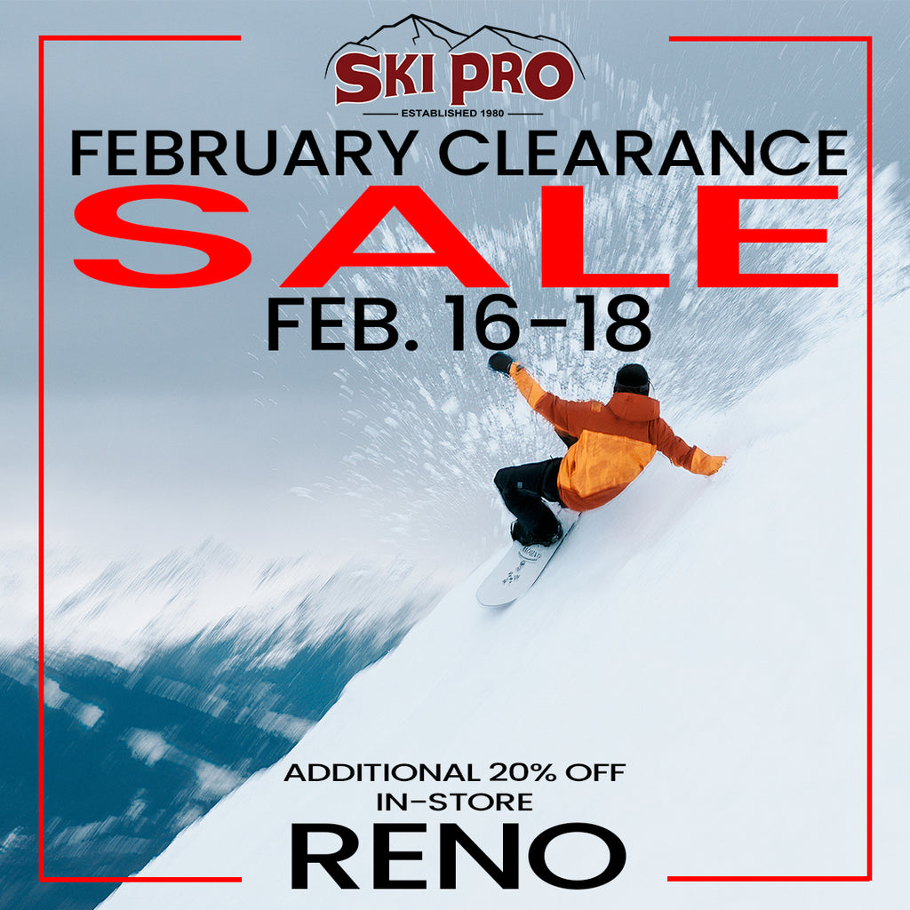 Reno In-Store February Clearance Sale