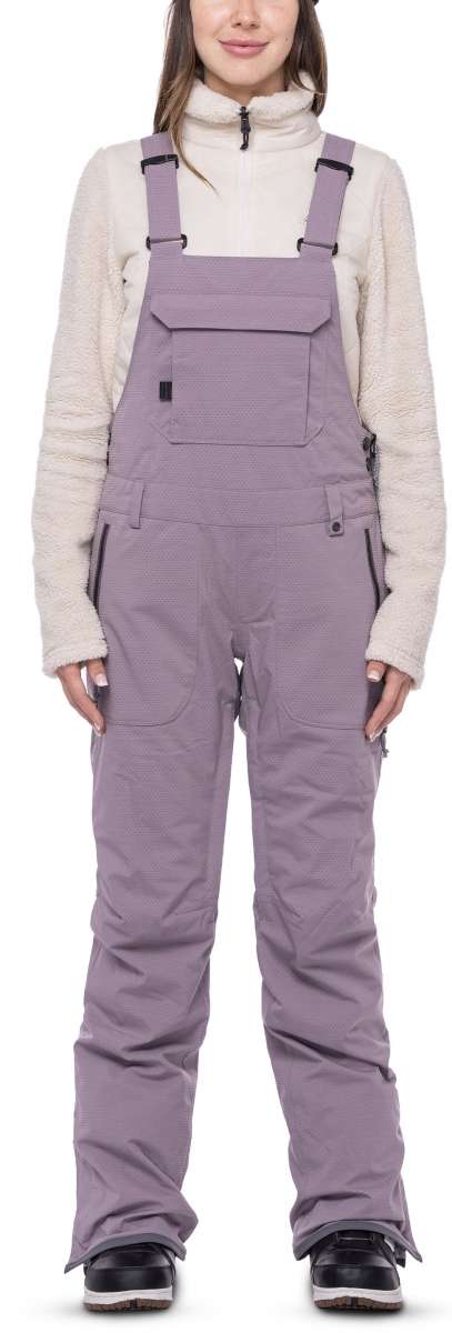 686 Girl's Sierra Insulated Bib Snowboard Pants Hello Kitty Dusty