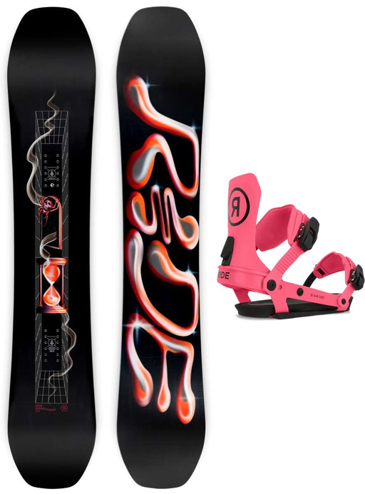 Ride Shadowban Snowboard Package 2024 With Ride A 4 Bindings Ski