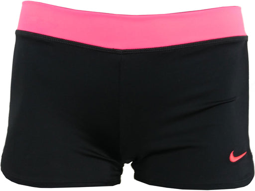 Nike Swimsuit Layered Women's Tankini 2 Piece Boy Shorts Black Pink  NESSC400-672