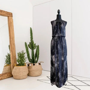 Silk Maxi Dress - Greenhaven Mercantile