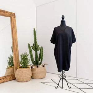 Wedge Tunic Shirt Dress - Greenhaven Mercantile