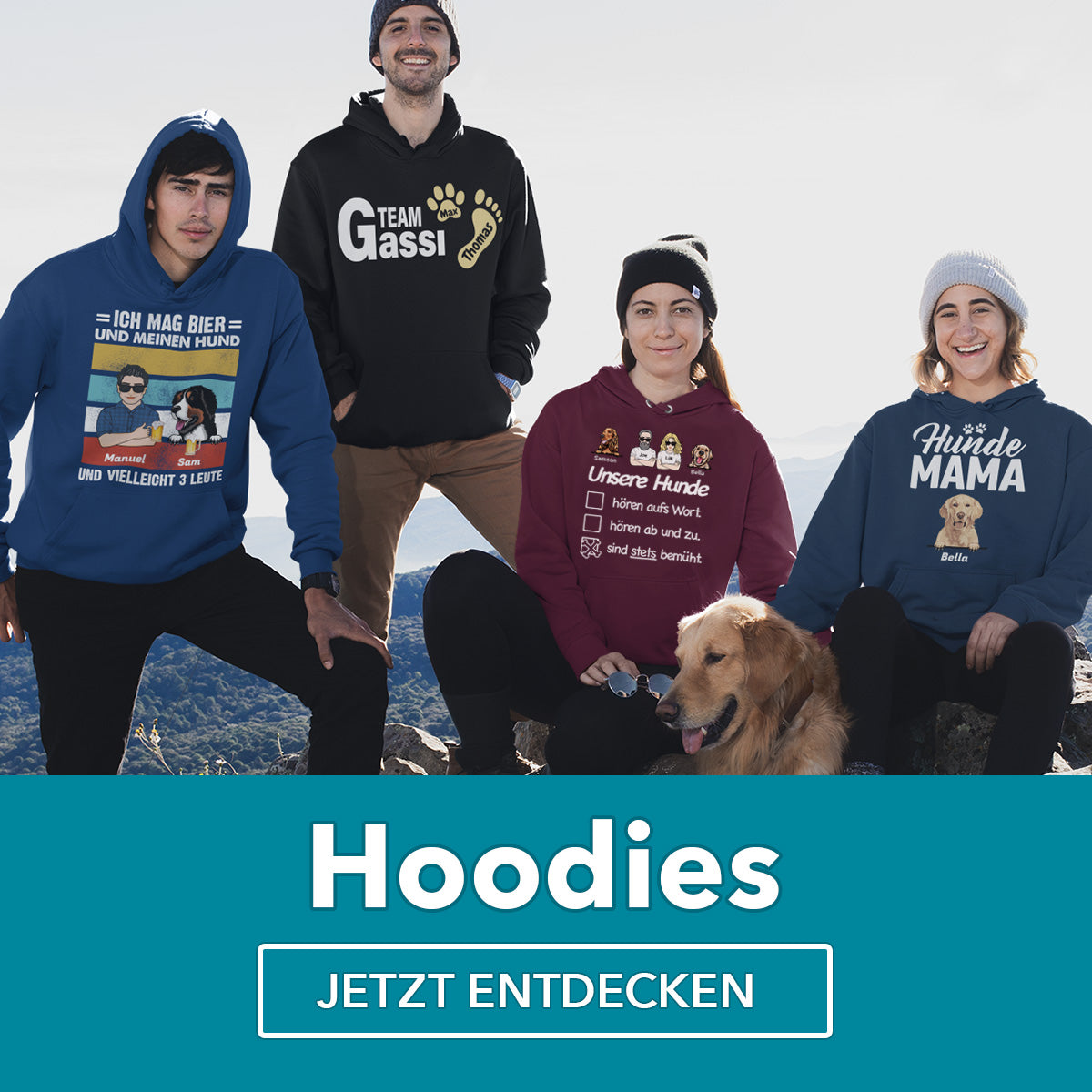 Individuell Personalisierte Hoodies