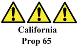 California Prop 65 Warning Label