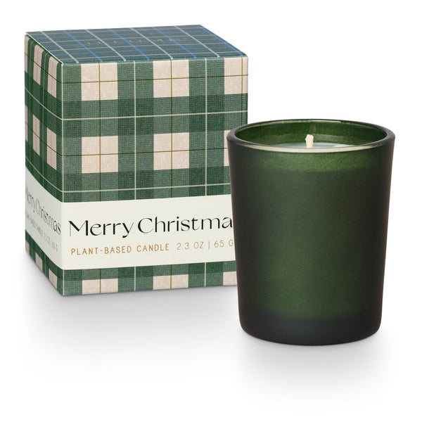 Balsam & Cedar Small Luxe Sanded Mercury Glass Candle - Miss