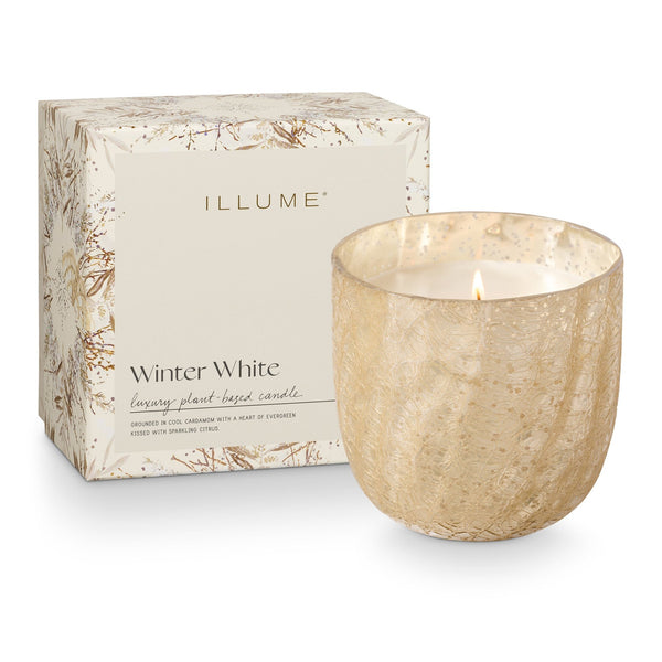 Illume Small Winter White Holiday Scented Candle<br /> + Reviews