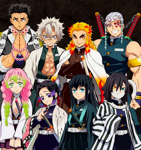 Beyond Kinoe, there exists an exclusive group comprising nine members known as Hashira, who directly answer to the leader of the Demon Slayers.