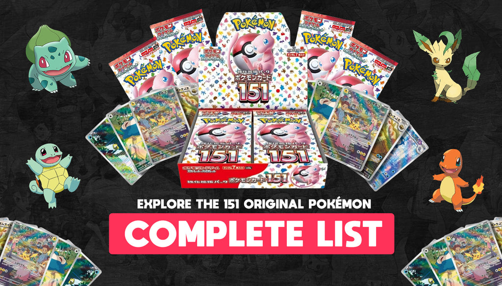 Explore the 151 Original Pokémon: Complete List