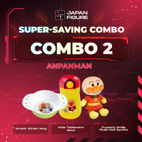 Get three charming Anpanman items at a great price. Don't miss it!