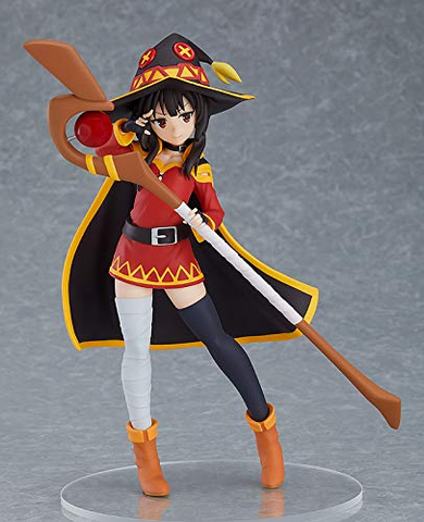 MAX FACTORY's Megumin Pop-Up-Parade figure brings out her explosive charm from Konosuba with vivid colors.