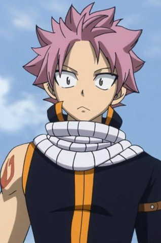 Natsu Dragneel of Fairy Tail roars into battles, igniting his fire magic for blazing triumphs