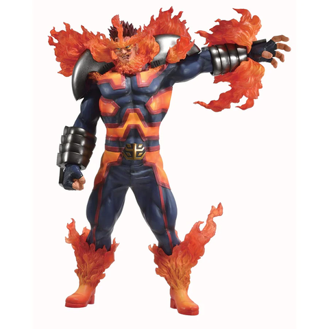 Bandai's Endeavor Masterlise Extra figure portrays Endeavor's intense flames from My Hero Academia's movie perfectly.