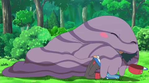 Despite its oozing exterior, Muk is a loyal and dependable member of Ash's team