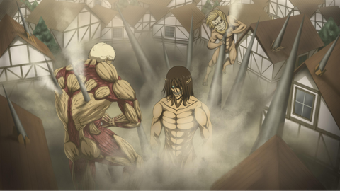 Betrayal explodes in Attack on Titan as Eren fights his disguised Titan "friend"