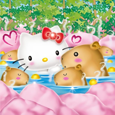 A cute Hello Kitty games