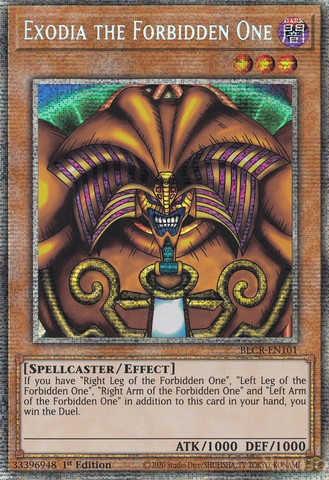 Exodia The Forbidden One Card is one of the best Yugioh card