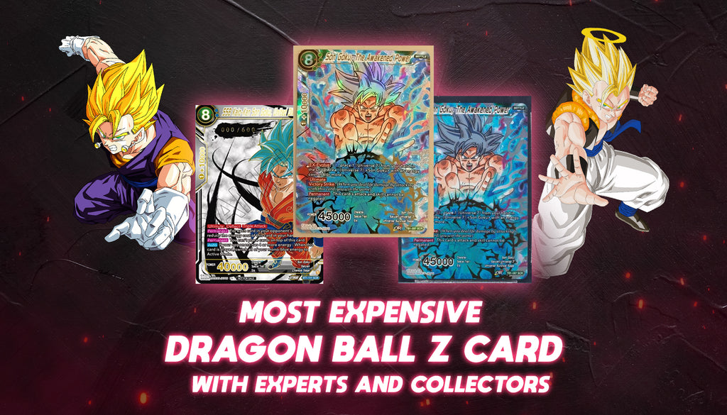 Carte Dragon Ball Z la plus chère avec des experts et des collectionneurs