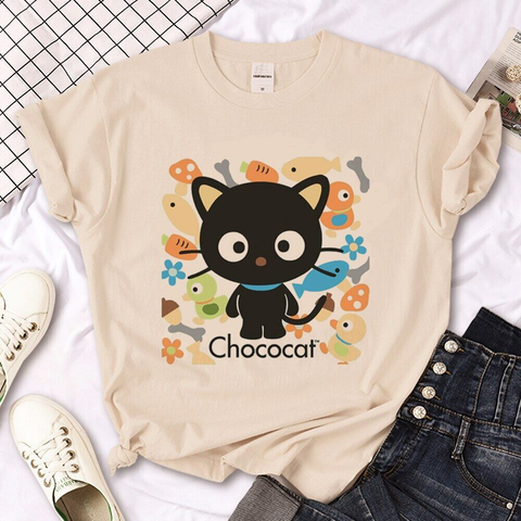 T-shirt printed with the image of adorable Chococat
