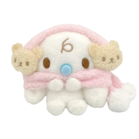 Sanrio Plush Toy S Milk Wearing Earmuffs