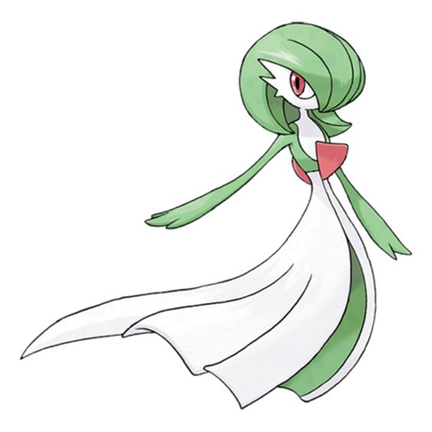 Gardevoir is a highly elegant and powerful Psychic/Fairy-type Pokémon known for its grace, loyalty, and protective nature.
