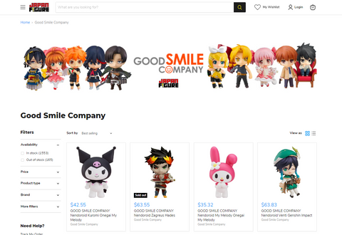 Good Smile Japan store - Japan Figure store stands as a recommended reputable shopping destination