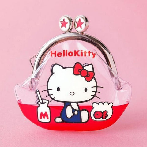 Hello Kitty first appeared on a vinyl coin purse