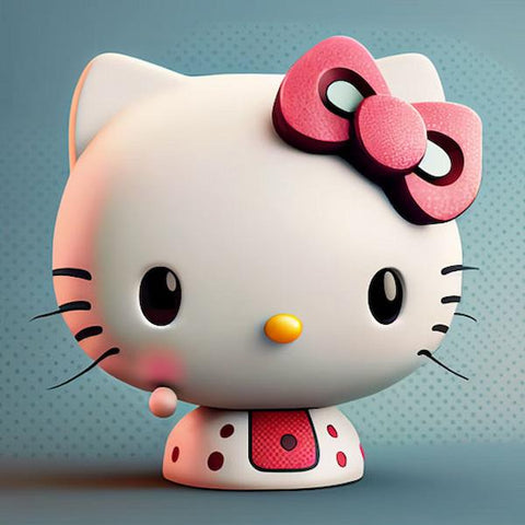 Hello Kitty has numerous styles