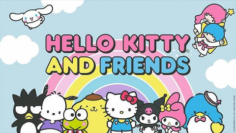 pictures of hello kitty and friends