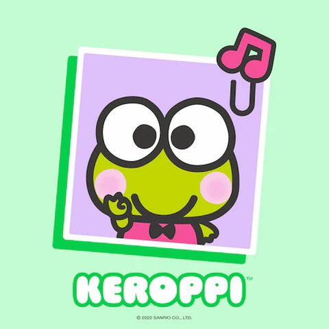 Keroppi with his endearing personality and distinctive green hue