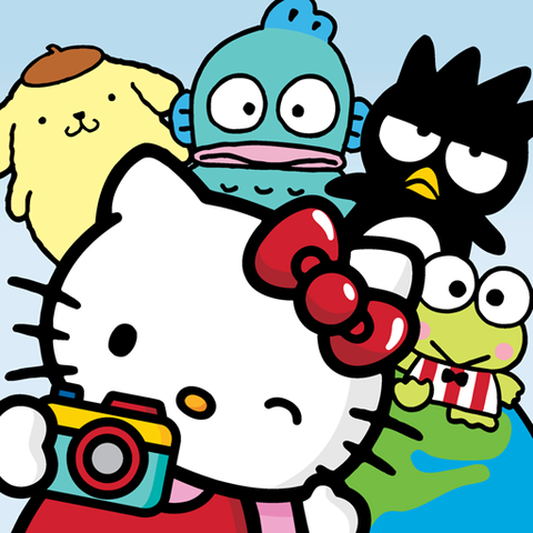 Hello Kitty loves to make new friends, that's why she has a lot of good friends surrounding her