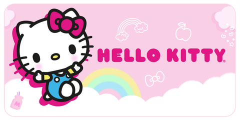 Even though we call her “Hello Kitty”, her real name is Kitty White