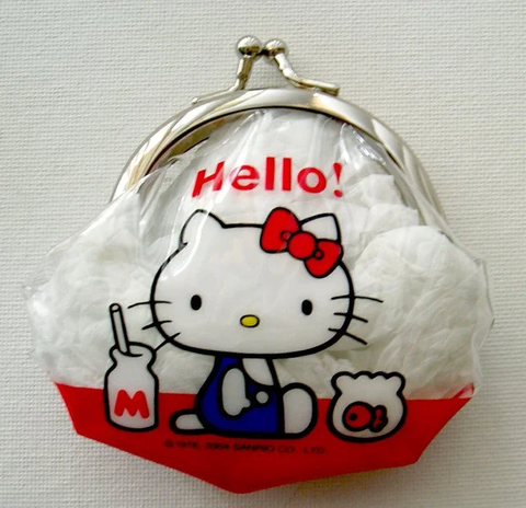 Hello Kitty first appeared in a product was this coin purse
