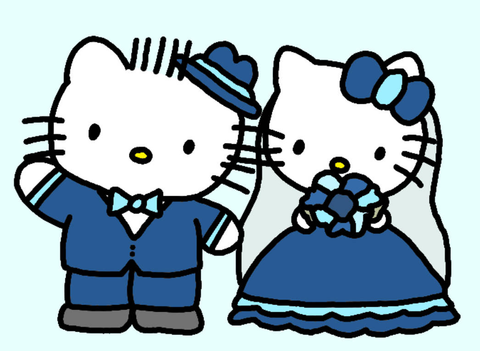 Hello Kitty and her boyfriend - Dear Daniel