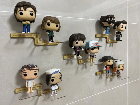 Add depth to your collection with cascading shelves, effortlessly showcasing your Funko Pops in a visually striking manner