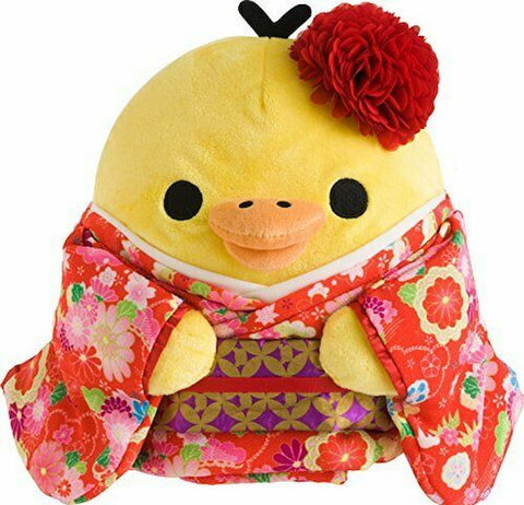 Rilakkuma Kimono Plush Toy Medium Kiiroitori Mr88901