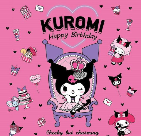 “How old is Kuromi?" - “Kuromi was born on October 31st, 2005, and she is about to turn 18 next month!”