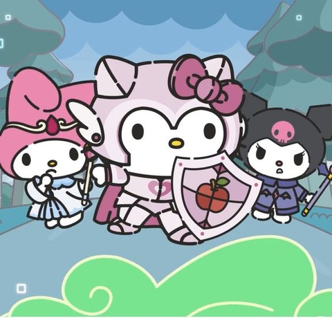 My Melody Sanrio has various adventures with her friends
