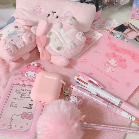 You can find My Melody Sanrio in many kinds of items
