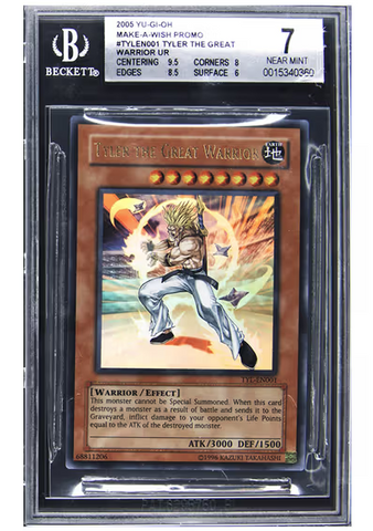 Tyler the Great Warrior, unique Yugioh card, sold for $311,211