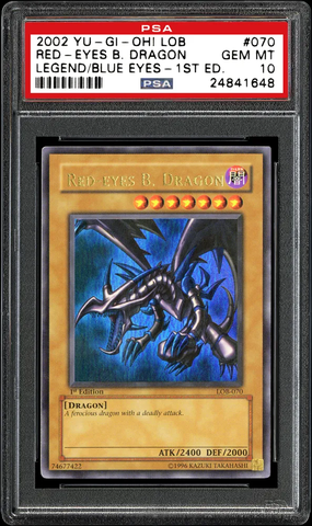 Only 69 PSA 10s of this English Yu-Gi-Oh! debut set card. Highly collectible rarity