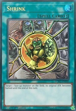 Shrink debuted at the 2006 Shonen Jump Yu-Gi-Oh! Championships, making first editions highly valuable