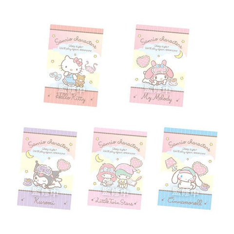 The BANDAI CANDY Sanrio Characters Wafer is a delightful treat that comes with charming Sanrio character-themed wafers