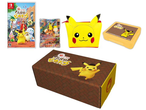 Pokemon Detective Pikachu + Pikachu promo + Triangular Pouch