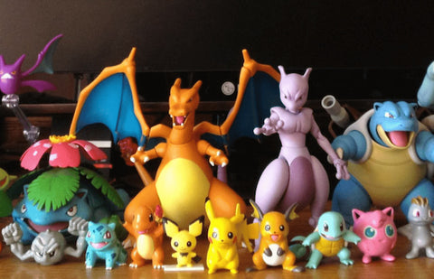 There are numerous sizes of Pokémon figures