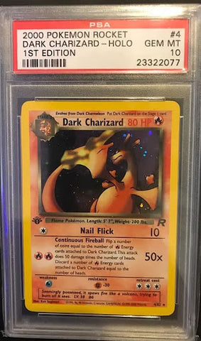 2000 1st Edition Team Rocket Holographic Dark Charizard