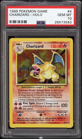 1999 Unlimited Base Set Charizard