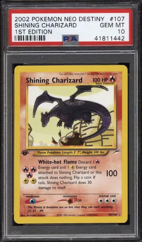 2002 1st Edition Neo Destiny Shining Charizard