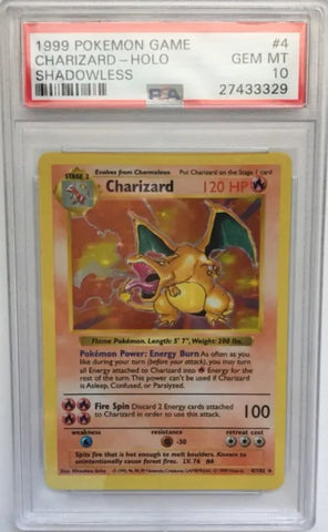 1999 Shadowless Base Set Charizard