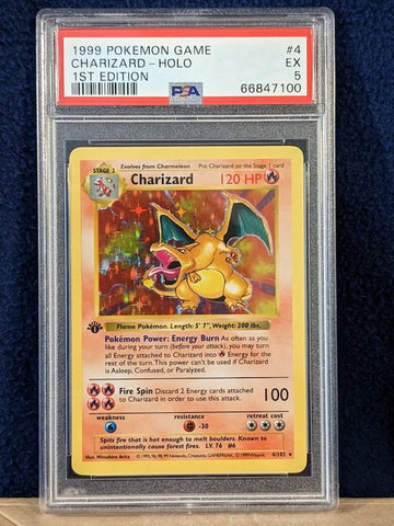 1999 1st Edition Holographic Base Set Charizard